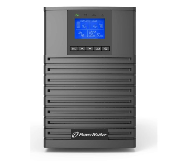 POWERWALKER UPS ON-LINE 1/1 fazy 1000VA ICT IOT PF1 USB/RS-232, 4X IEC C13, C14 EPO, wolnostojący VFI 1000 ICT IOT PF1 - 1108835 - zdjęcie 2